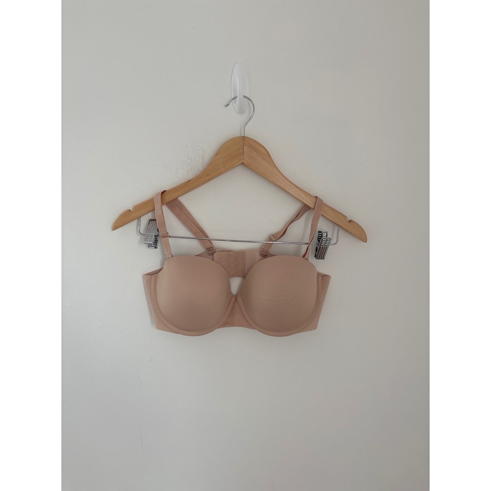 Spanx Up For Anything Strapless Multi-Way Bra Nude Beige 36B Seamless Underwire